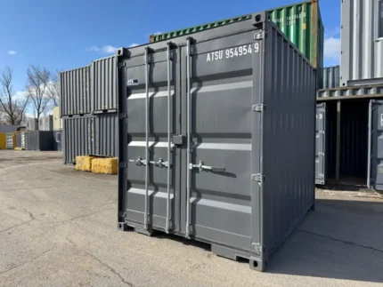 10′ High Cube One-Trip Shipping Container - C-Solutions LLC