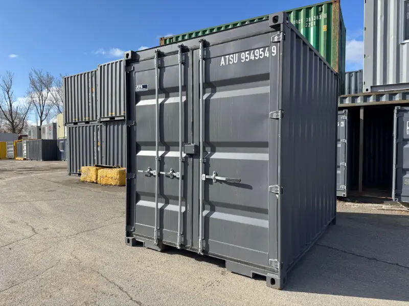 10′ High Cube One-Trip Shipping Container - C-Solutions LLC