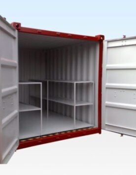 10 x 8ft Flat Floor Bunded Store - C-Solutions LLC