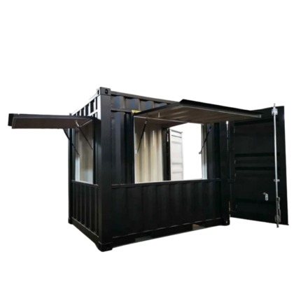 10ft Wing Flying Open Window Movable Café Bar Container Shop - C-Solutions LLC