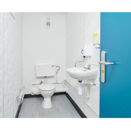 12Ft x 9Ft 2+1 Jackleg Toilet Cabin - C-Solutions LLC
