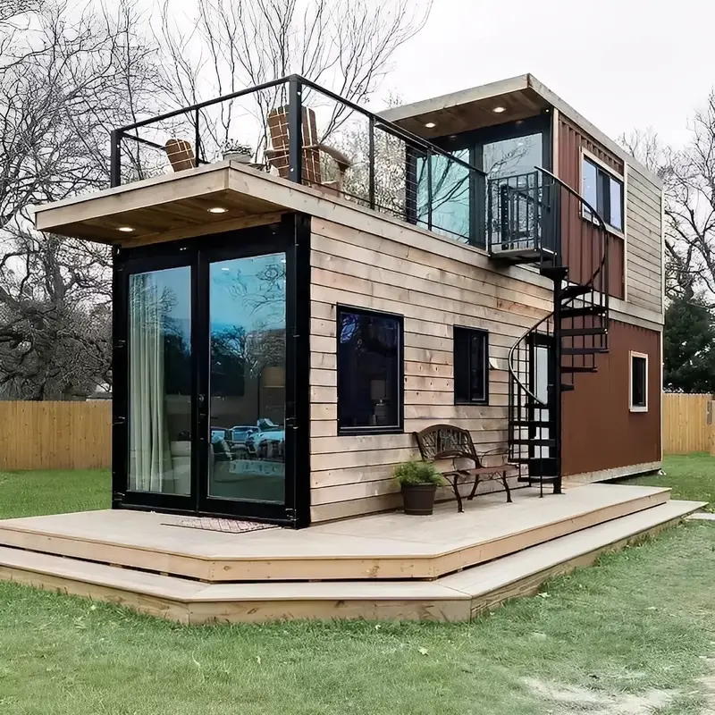2 Story Shipping Container Home With Rooftop - C-Solutions LLC 2 Story Shipping Container Home With Rooftop - C-Solutions LLC