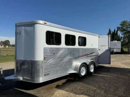 2008 Exiss Sport ES 30B 3 horse slant horse trailer - C-Solutions LLC
