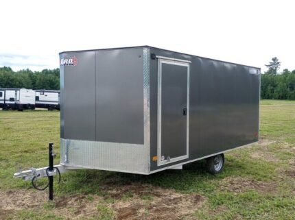 2022 Sno Pro Trailers 101×12 Aluminum Hybrid 2.0 w/Tapered Ramp, Mats & Guides - C-Solutions LLC