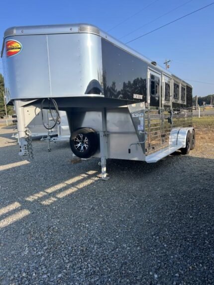 2022 Sundowner 3 Horse Slant GN Trailer - C-Solutions LLC