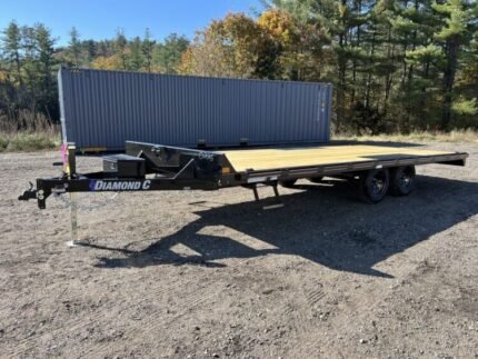 2024 Diamond C 8.5×20 7K Deckover Trailer w/Slide-In Ramps - C-Solutions LLC