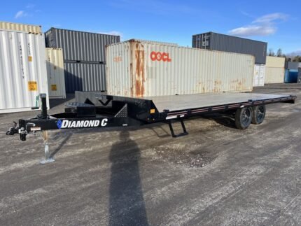 2024 Diamond C 8.5×22 7K Deckover Trailer w/Slide-In Ramps - C-Solutions LLC