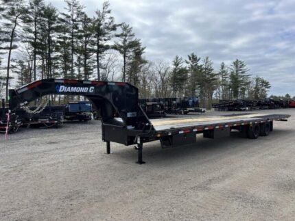 2024 Diamond C 8.5×35 25K Gooseneck Equipment Trailer w/Spare Mount - C-Solutions LLC