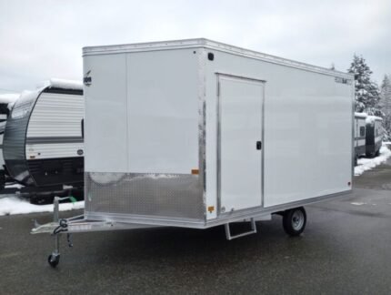 2024 Mission Trailers 101×12 Aluminum 2 Place Crossover 3.0 w/Side X Side Pkg, Rear Canopy - C-Solutions LLC