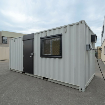 20ft Office Container Vinyl Drywall Finished - C-Solutions LLC