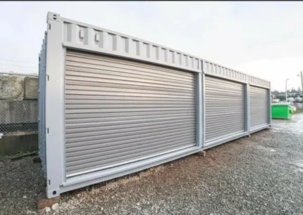 40ft Container with 3 Roll-Up Doors - C-Solutions LLC