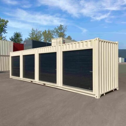 40ft High Cube Container with 4 Roll-Up Doors - C-Solutions LLC