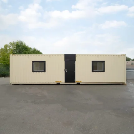 40ft High Cube Office Container – Vinyl Drywall Finished - C-Solutions LLC