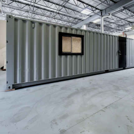 40ft Office Container – Wood Finished - C-Solutions LLC