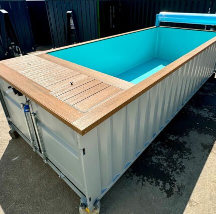 6m/20ft Caribbean Blue Container Swimming Pool - C-Solutions LLC