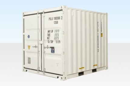 Buy 10ft x 8ft Shipping Container (One Trip) White (RAL 9003)