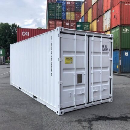 Buy 20ft Shipping Container (One Trip) White (RAL 9003)