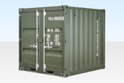 Buy 8ft One Trip Shipping Container Green (RAL 6007)