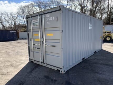 Buy Double Door Gray Shipping Container 20×8×8.5 ft.