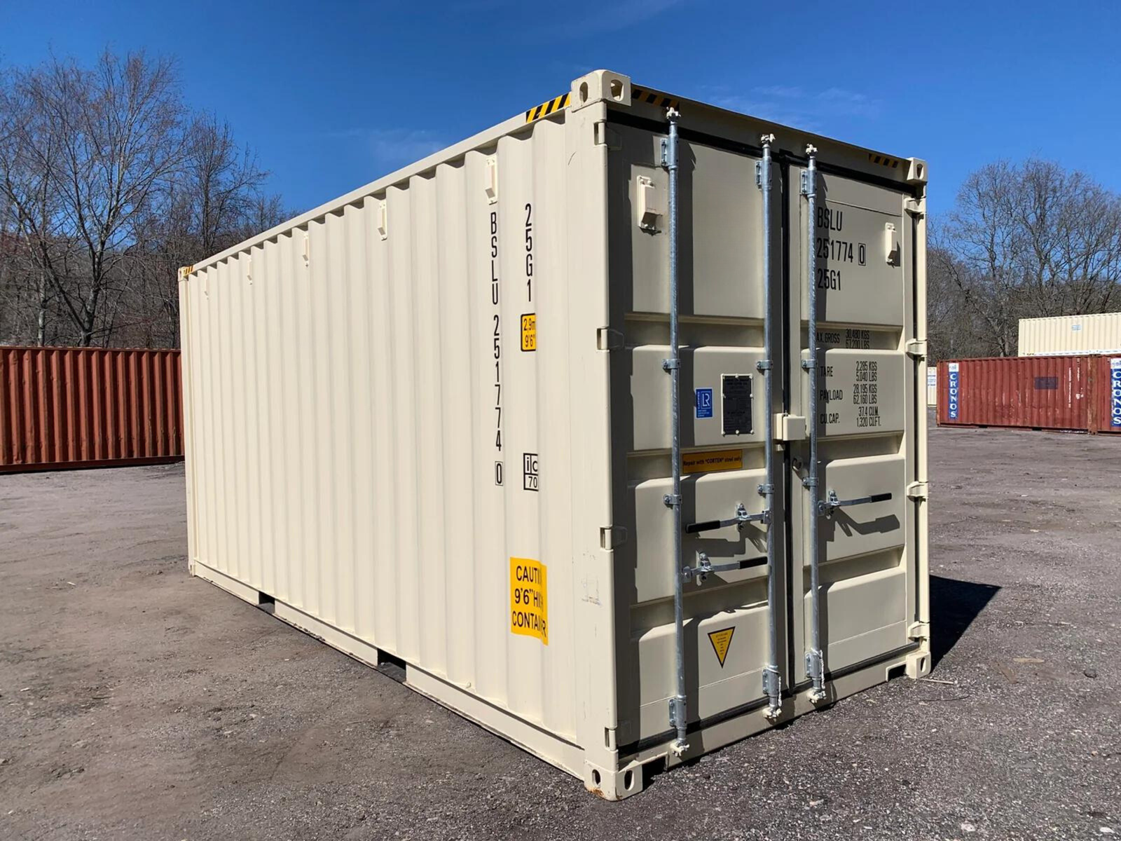 Buy High Cube Beige Shipping Container 20×8×9.5 ft Buy High Cube Beige Shipping Container 20×8×9.5 ft