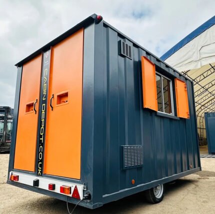 Groundhog Eco Towable Mobile Welfare Shipping Container - C-Solutions LLC