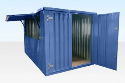 M Flat Pack Kiosk with Side Opening Hatch - C-Solutions LLC