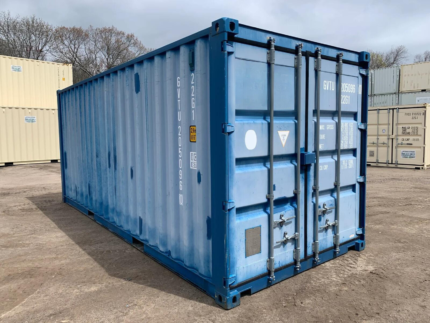 Premium Off Rent Blue Shipping Container 20×8×8.5ft – Buy Now!